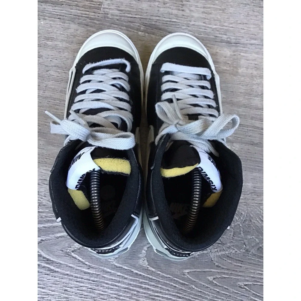 Nike Blazer Mid 77 Infinite Mens Size 7.5 US DA7233-001 Black White Leather Shoe